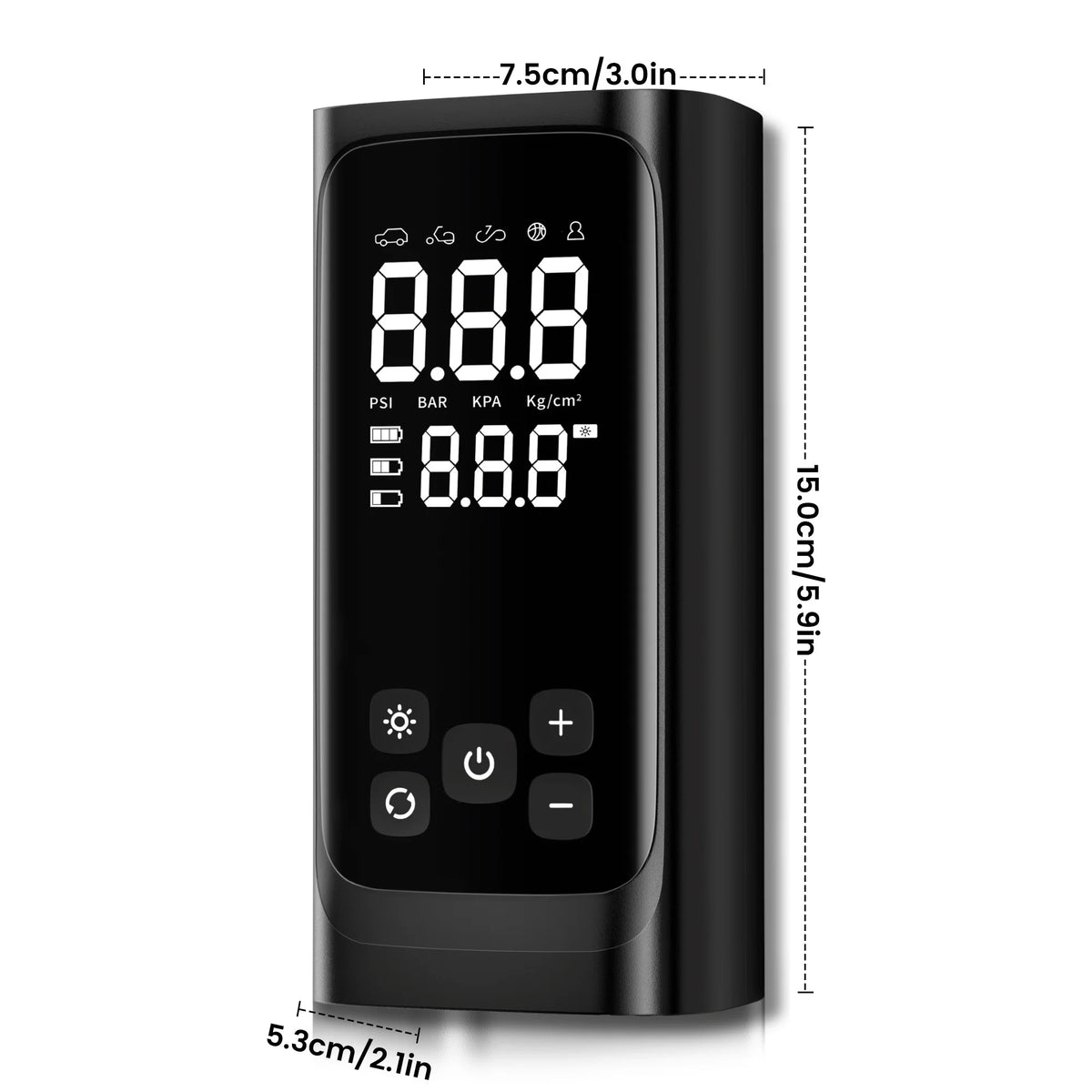 Portable Wireless Car Air Compressor Cordless Electric Tire Inflator Pump for AUTO Tyre Motorcycle Bicycle Boat Balls Inflatable